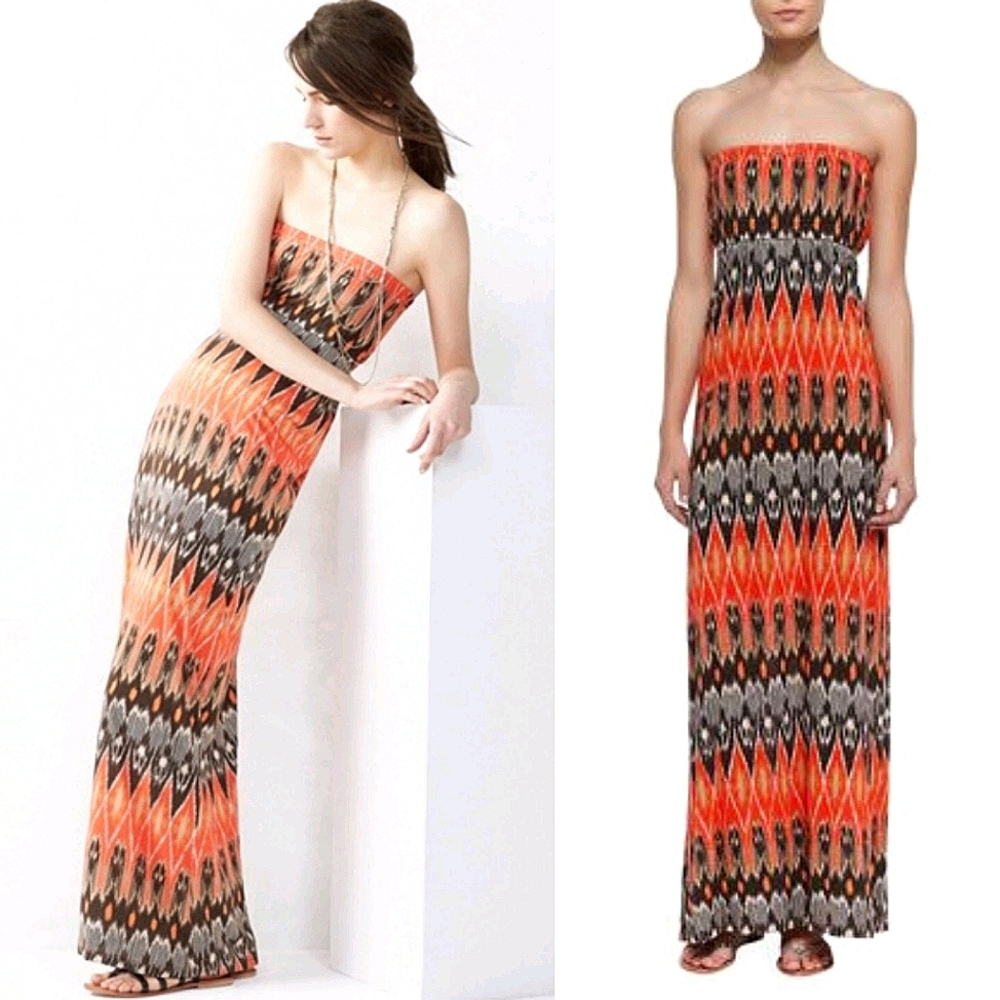 Joie Ruma Strapless Maxi Dress - Picture 1 of 6